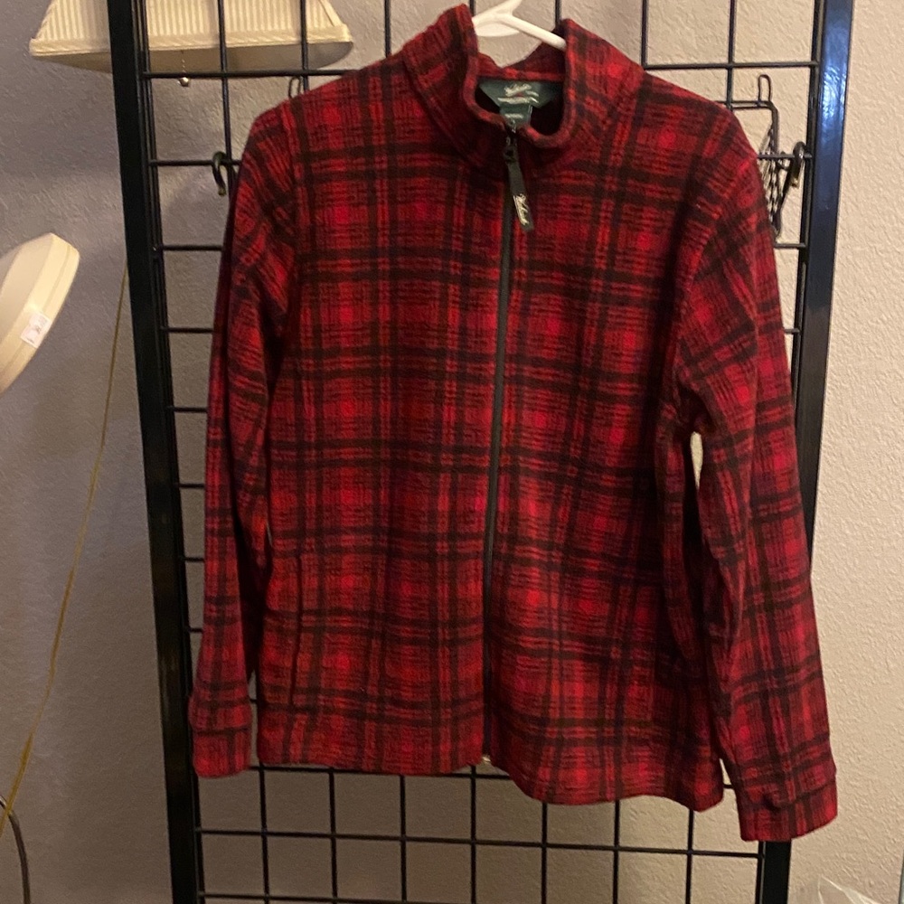 Woolrich Red and Black Plaid Jacket